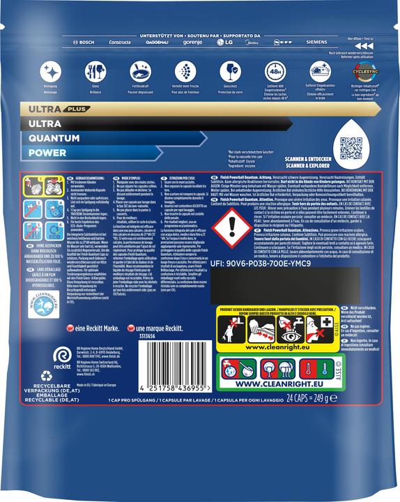 Immagine prodotto Finish Quantum All in 1 - 24 Cabs (Compresse)