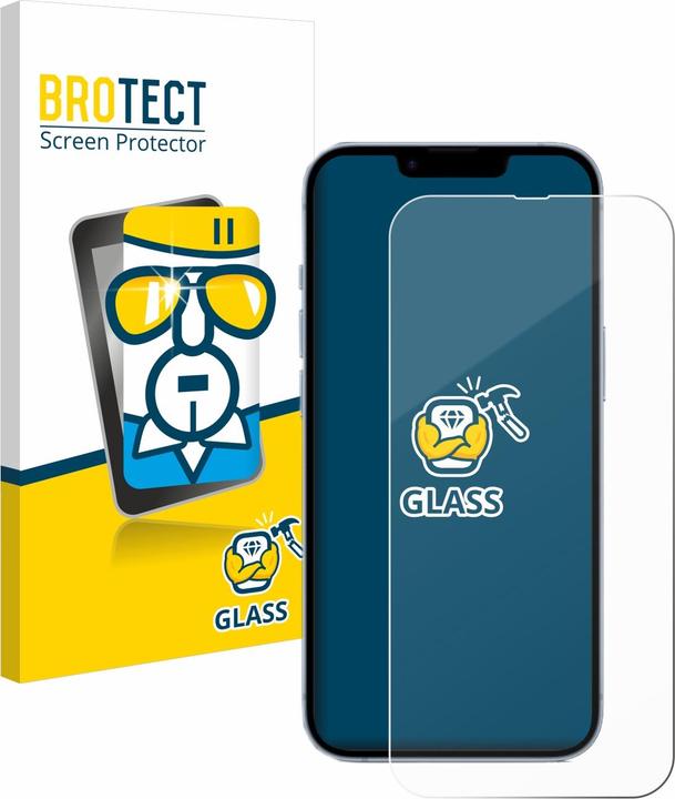 Image du produit BROTECT Verre blindé Protection d'écran en verre trempé (1 pcs, Apple iPhone 14)