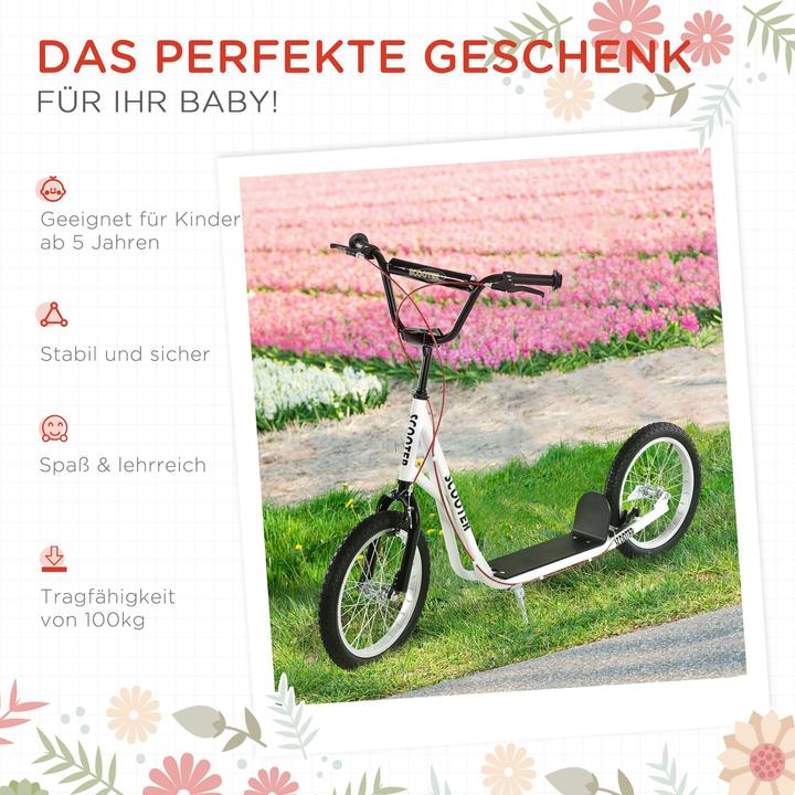 Produktbild Homcom Kinderscooter mit Handbremse