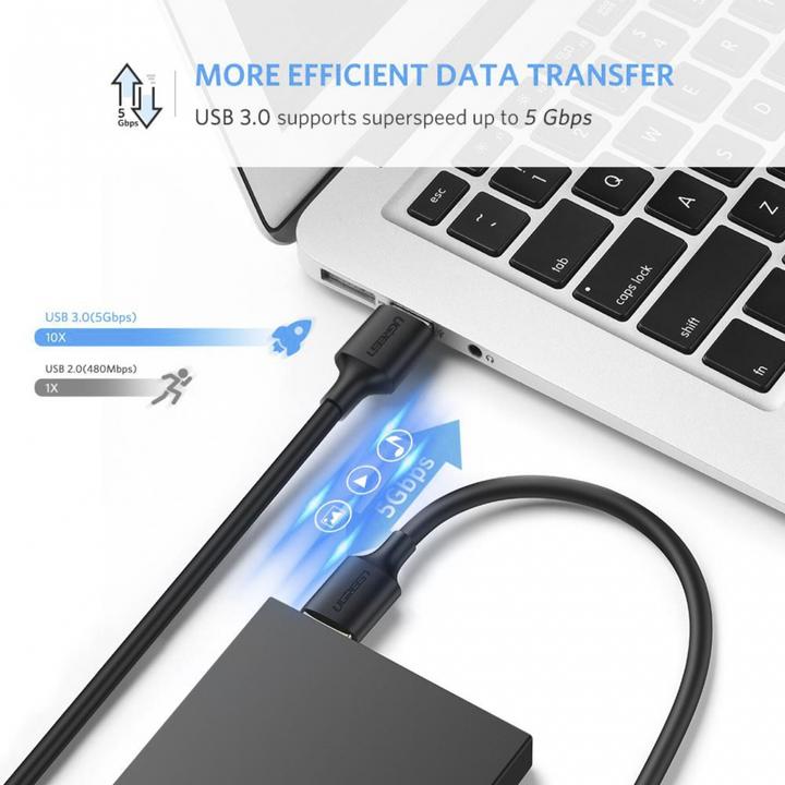 Produktbild Ugreen USB-A 3.0 zu USB-A 3.0 Kabel (1 m, USB 3.0, 5 W)