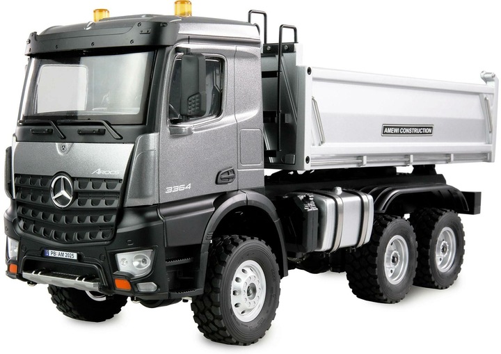 Immagine prodotto Amewi Mercedes-Benz Arocs Kipper 6x6 1:14 RTR anthrazit (RTR pronto all'uso)