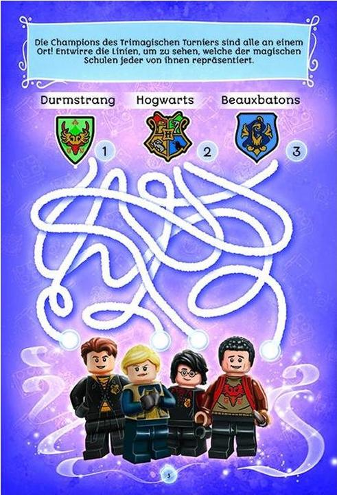 Actual product image LEGO Harry Potter – Mein Maxi Mal- und Rätselblock