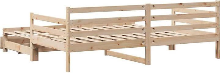 Produktbild vidaXL Tagesbett Ausziehbar mit Schubladen (90 x 200 cm)
