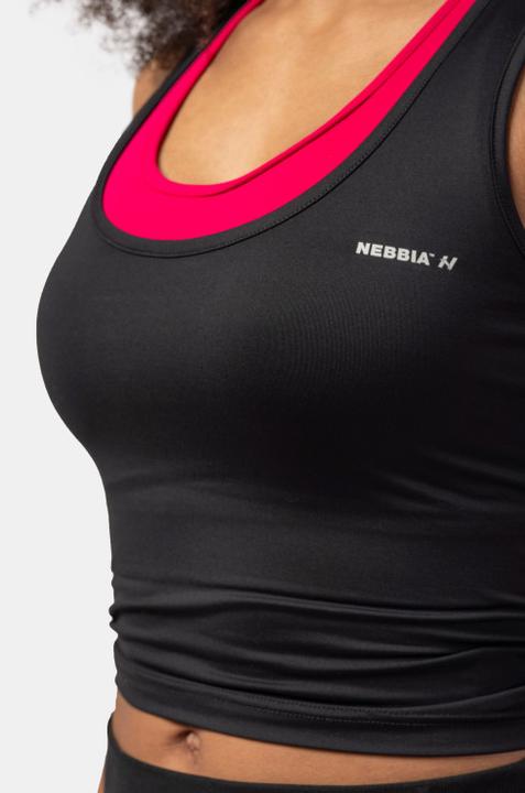 Produktbild Nebbia Sporty Slim-Fit Crop Tank Top 422 black (S)