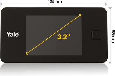 Productafbeelding Yale Digitale deurkijker DDV 500, 3,2" display, zilver (Digitaal)