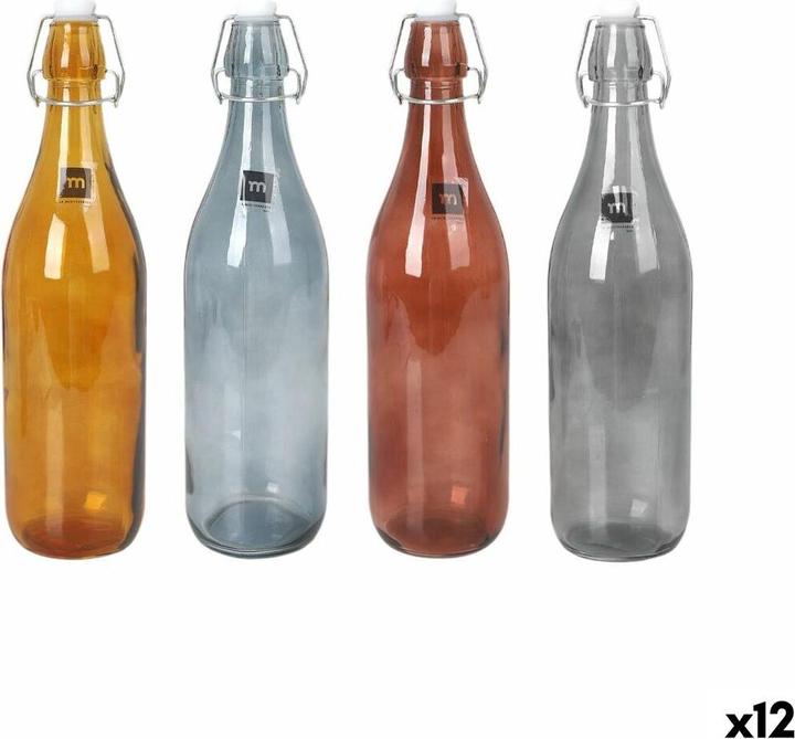 Produktbild La Mer Glas-Flasche Dark goethe 1 L (12 Stück) (1 l, 12 x)