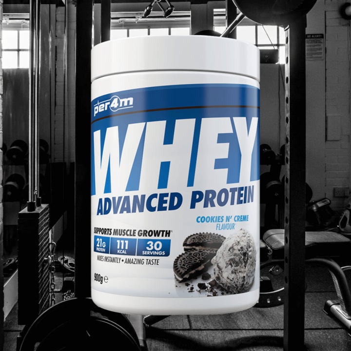 Actual product image Per4m Whey Advanced Protein (Cookies N Cream, 900.90 g)