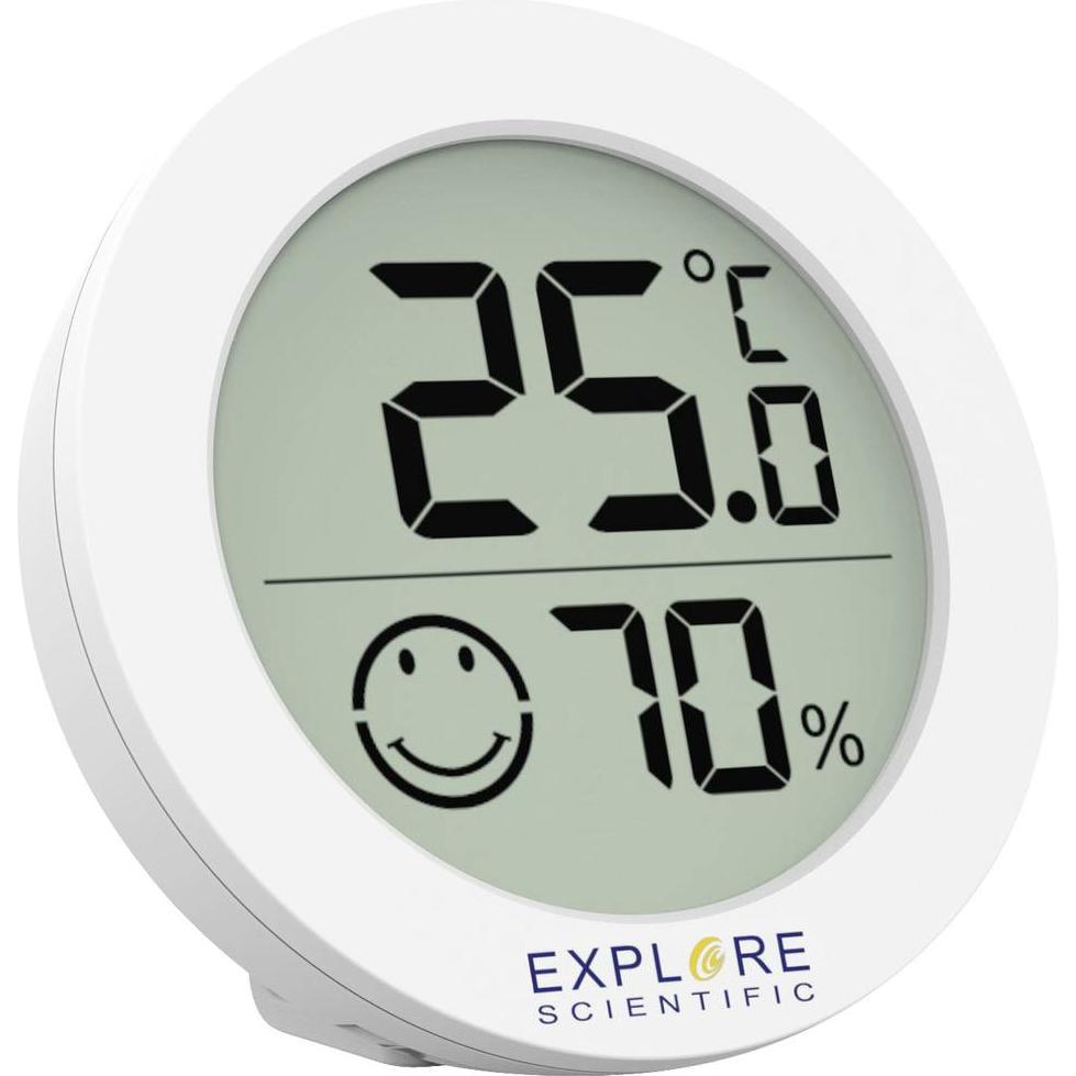 Explore Scientific Thermo-/Hygrometer Weiss (3er Set), Thermometer + Hygrometer, Weiss