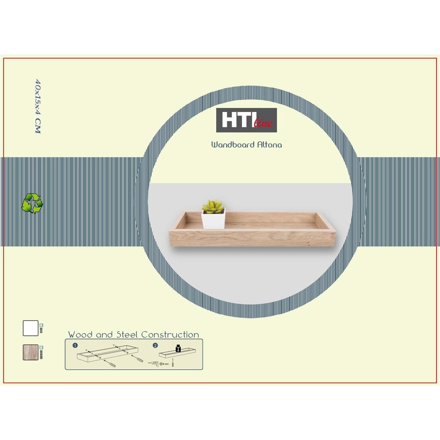 Thumbnail - HTI-Line, Regal, Wandboard (40 x 15 x 4 cm)