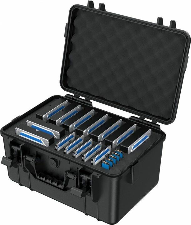 Produktbild Aquatuning GRAUGEAR HDD/SSD Festplattenschutzkoffer 9x3,5 5x2,5 5xSSD