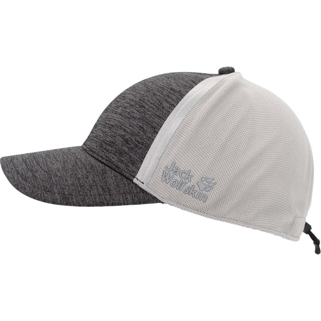 Jack Wolfskin, Herren, Cap, New Seamless Athletic Cap Kappe Basecap Sonnenhut, Grau