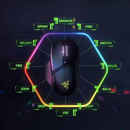 Produktbild Razer Basilisk V3 Pro 35K (Kabellos, Kabelgebunden)