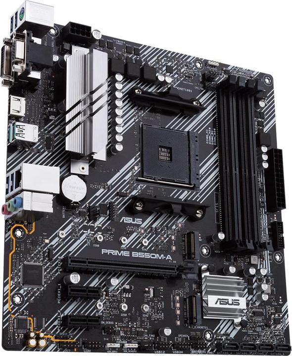 Actual product image ASUS PRO B550M-C/CSM (AM4, AMD B550, mATX)