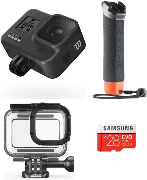 Produktbild GoPro Hero 8 Set (Hero 8, Gehäuse, Griff, 128GB microSD)
