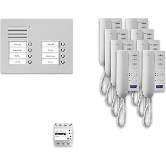 TCS, Klingel + Türsprechanlage, PPU08/2-EN/02