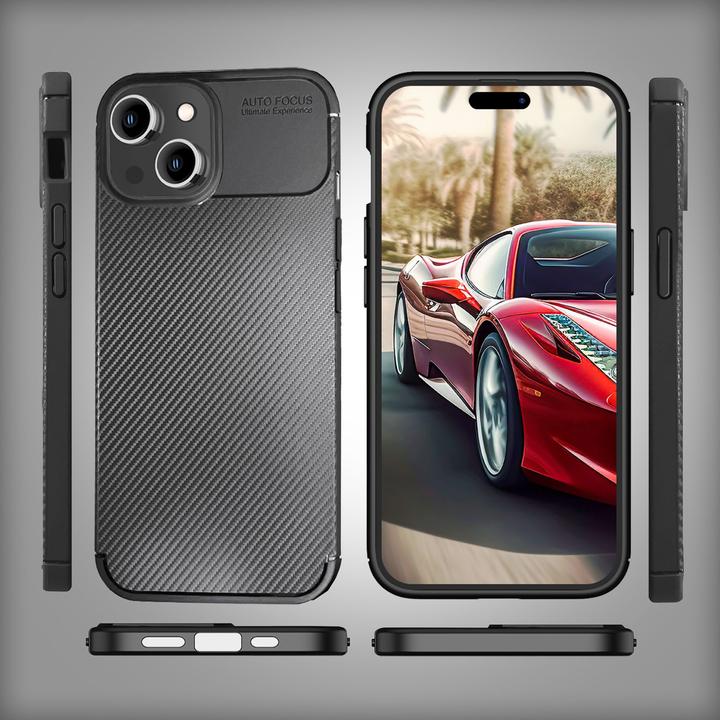 Immagine prodotto Nalia Copertura in silicone Carbon Look (Apple iPhone 15 Plus)