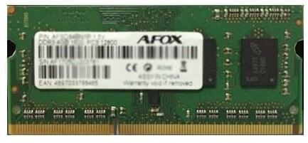 Produktbild AFOX SO-DIMM DDR3 8GB memory module 1600 MHz LV 1.35V (1 x 8GB, 1600 MHz, DDR3-RAM, SO-DIMM)