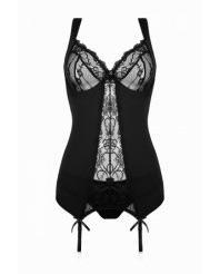 Produktbild Christine Le Duc 2teiliges StrapsSet Marzia schwarz (XL)