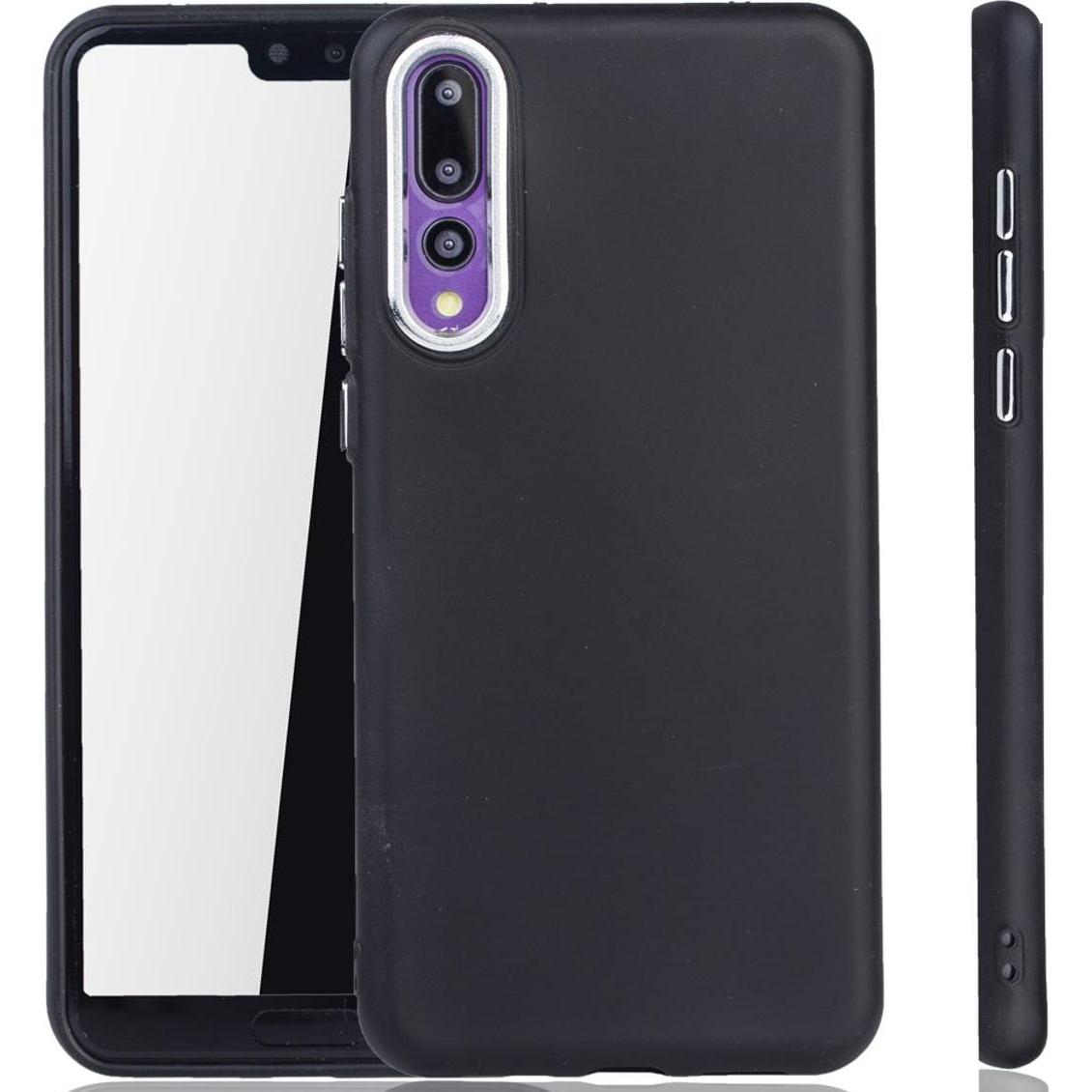 König Design Huawei P20 Pro Hülle Handyhülle Handy Schutz Case Cover Bumper Schale in Schwarz (Huawei P20 Pro), Smartpho...