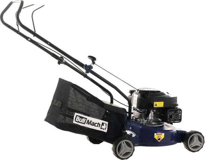 Actual product image BullMach Rasenmäher zum Schieben4HP Benzinmotor, 40cm Schnittbreite (Petrol)