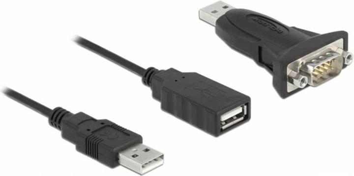 Delock Adaptateur USB 2.0 type A vers 1 x série RS-232 D-Sub 9 broches mâle (0.80 m)