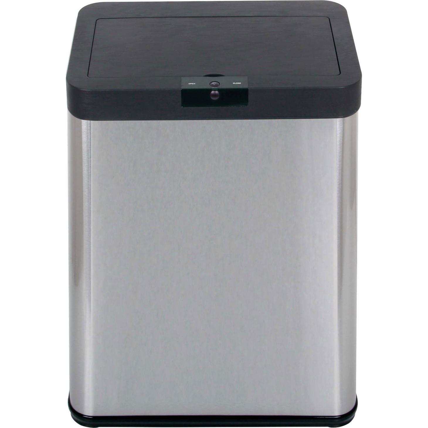 Echtwerk Sensor Mülleimer 48,0 l edelstahl, schwarz, Pattumiera, Nero