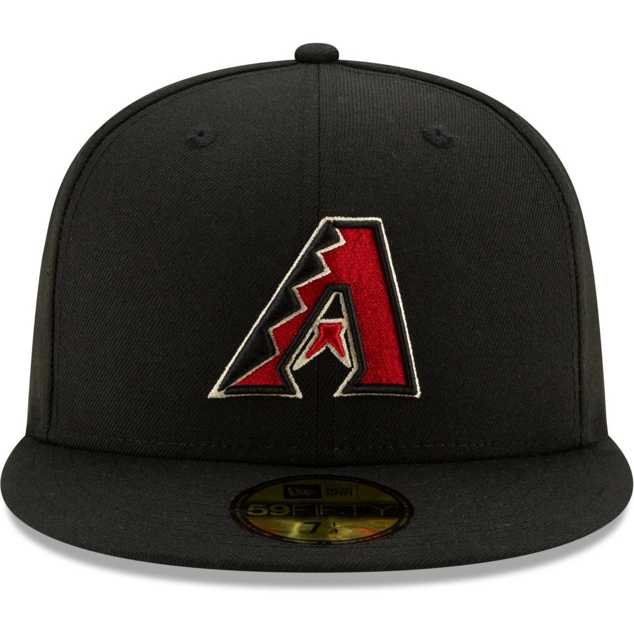New Era, Herren, Cap, 59Fifty Authentic Onfield Arizona Diamondbacks, Schwarz, (7 3/8)