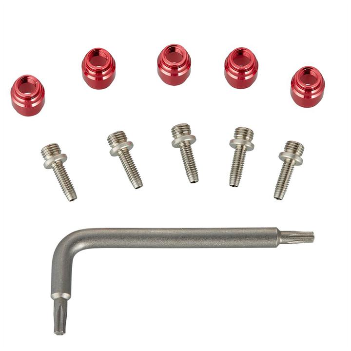 Sram Anelli di serraggio + prese per linea idraulica 5Pz (Freno posteriore, Set freni)