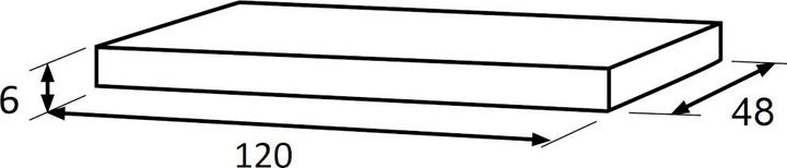 Immagine prodotto Siena Garden Cuscino per panca (120 x 48 cm)