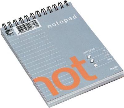 Produktbild Hamelin Notizblock bantex wire-o, a6, liniert, 100 Blatt, 70 g (A6, Liniert)