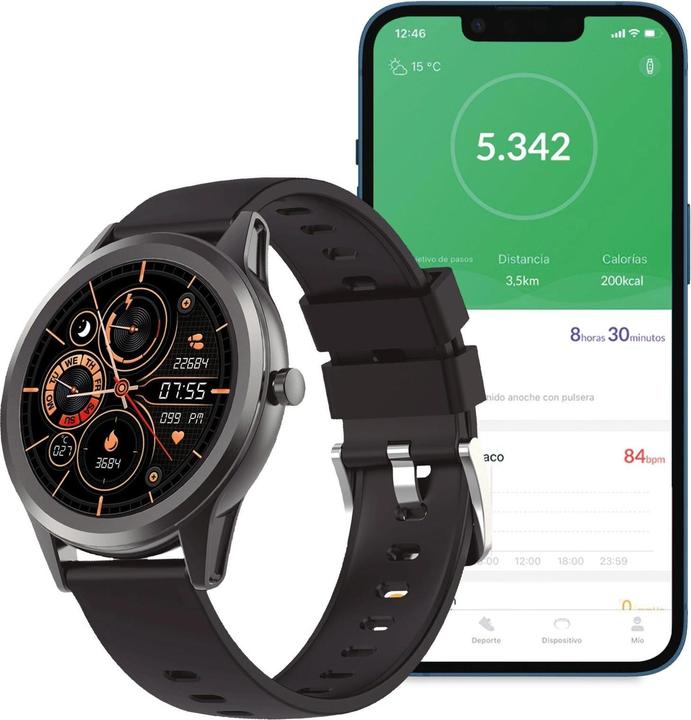 Immagine prodotto KSIX Smartwatch Globe Grigio (44.50 mm)