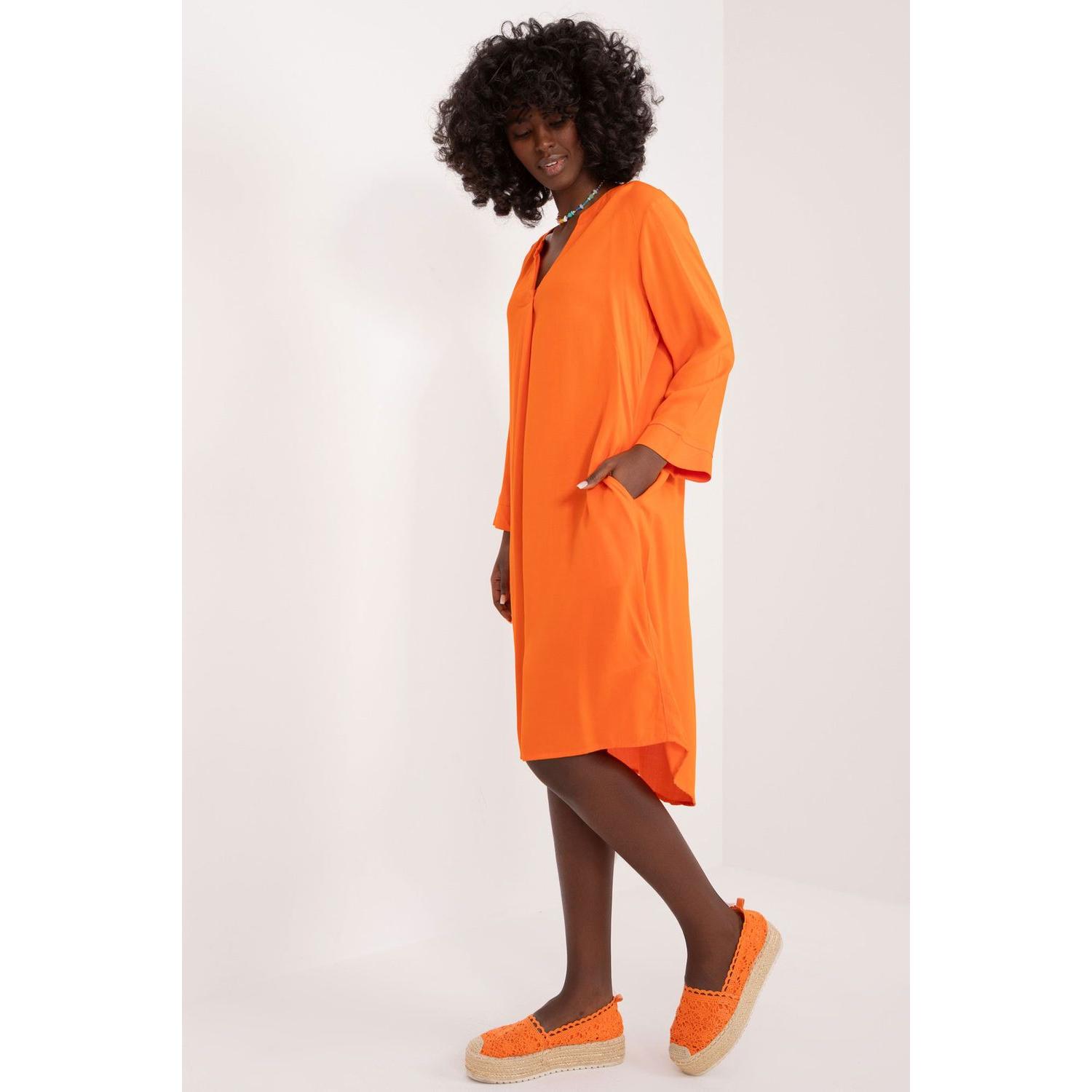 Thumbnail - Sublevel, Damen, Kleider, Alltagskleid model, Orange, (S)