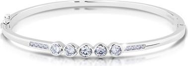 Immagine prodotto Modesi Bracciale solido da donna con zirconi M01954