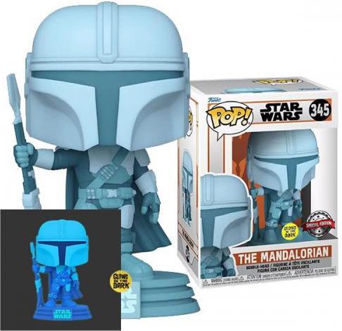 Image du produit Funko Pop! SW Mandalorian : The Mandalorian GITD (345) EXM