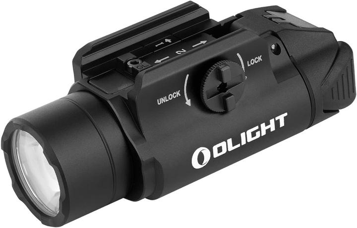 Olight Tactical Flashlight, 1500 Lumen, Rechargeable, Two Lighting Modes, Rail Compatible (1500 lm)