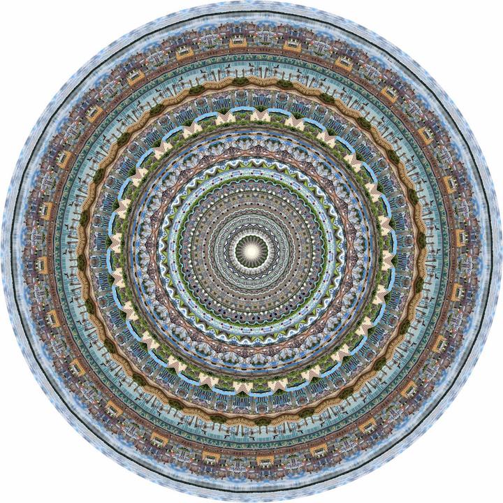Actual product image Moooi Urban Mandala Carpet (350 cm)