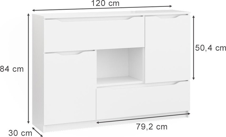 Produktbild Vicco Ruben (120 x 30 x 84 cm)