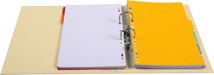 Actual product image Exacompta PVC- Premium, DIN 70 mm, pearlwhiteá (A4, 70 mm, 1 Piece)