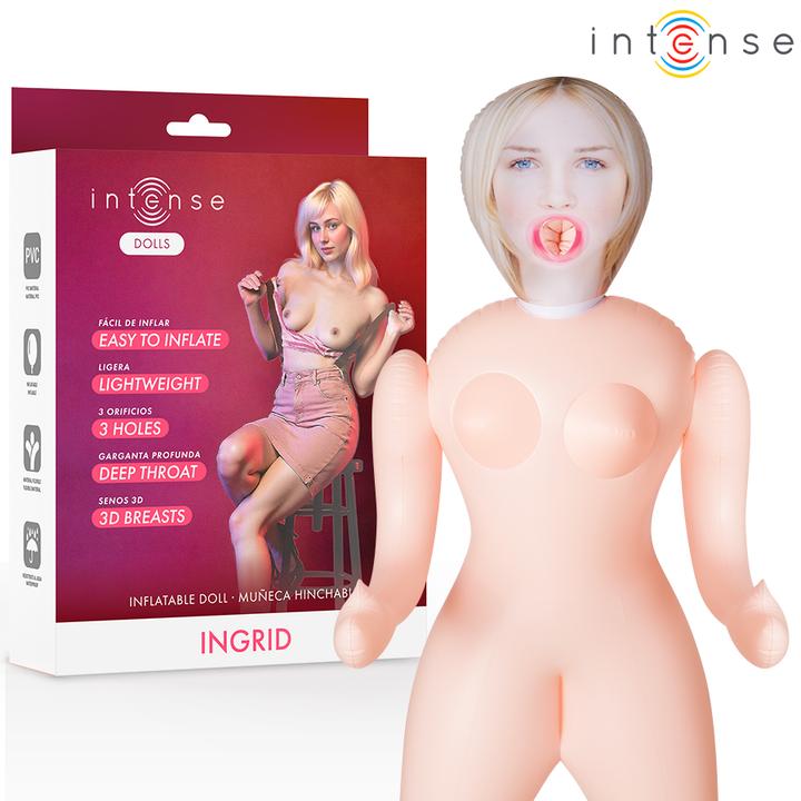 Intense Dolls - Aufblasbare Puppe Ingrid Mit Drei ã–Ffnungen