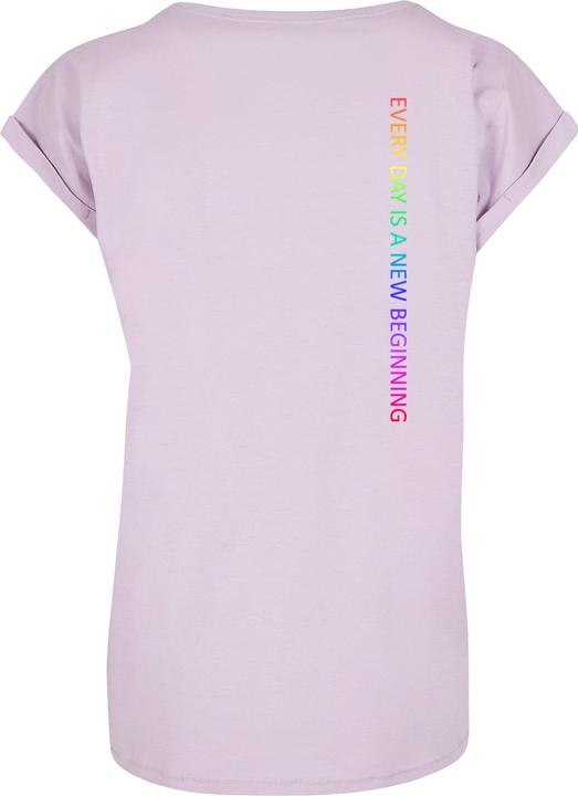 Produktbild Merchcode Ladies Hope Rainbow Extended Shoulder Tee - 116599 (M)