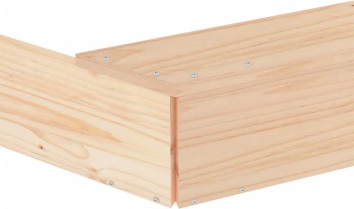 Actual product image vidaXL Sandkasten mit Sitzen Achteck Massivholz Kiefer,Material