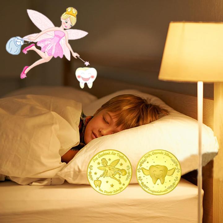 Actual product image Milkii Zahnfee-Münzen – 10 Stück