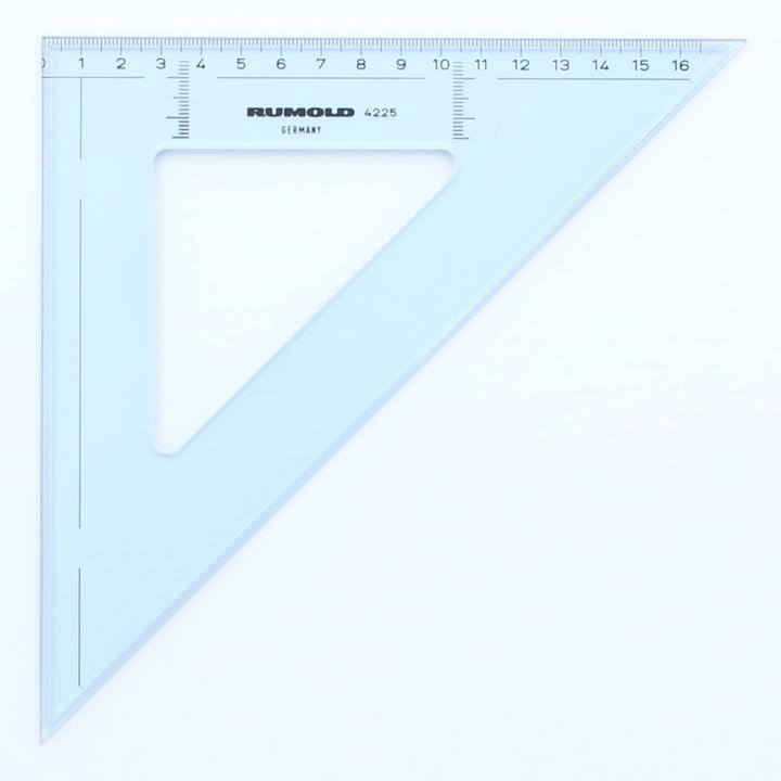 Image du produit Rumold Triangle à dessin 45 25 cm (16 cm, Matières plastiques)