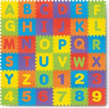 Actual product image Knorrtoys Alphabet and numbers (30 x 30 cm)