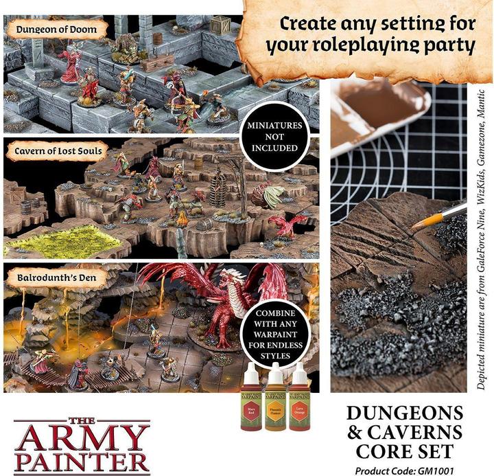 Produktbild Army Painter ARMG1001 - Gamemaster: Dungeons & Caverns Grundausstattung