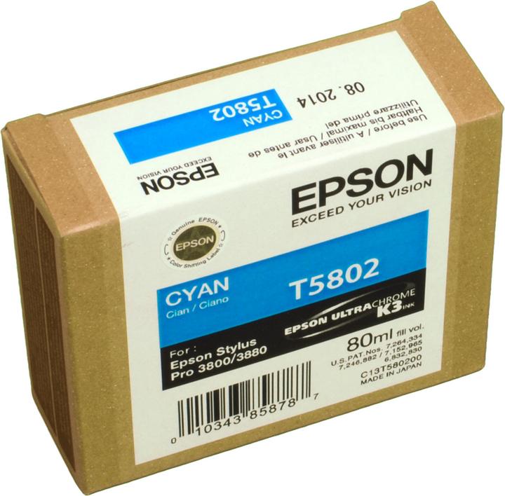 Actual product image Epson T5802 (C)