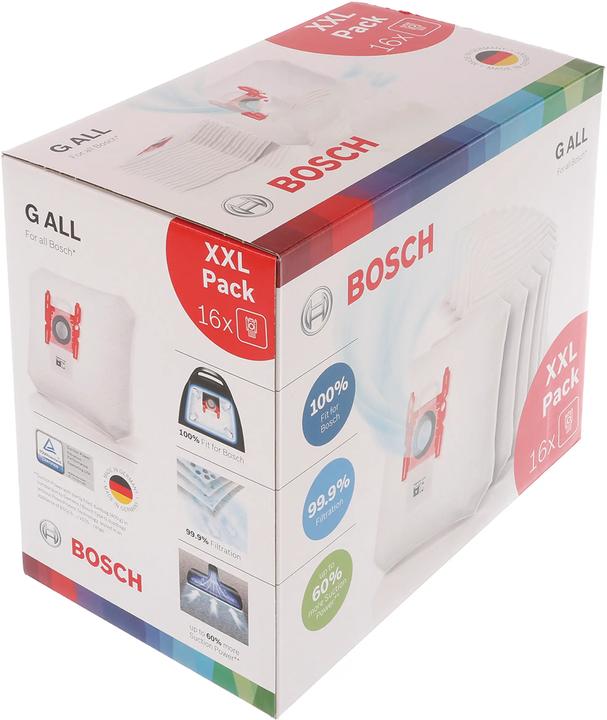Bosch Hausgeräte Staubbeutel Type G ALL XXL Pack, BBZ16GALL (16 x)