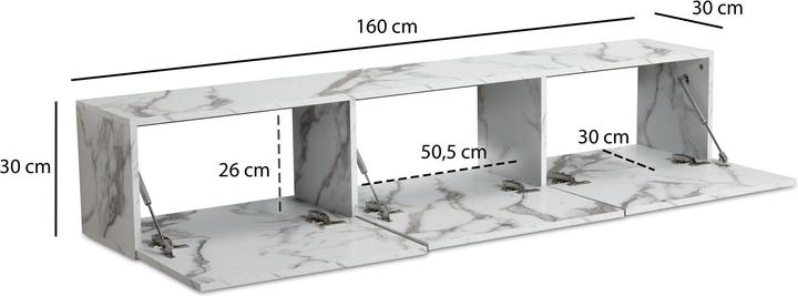 Image du produit Wohnling Suspendu (160 x 30 x 30 cm)