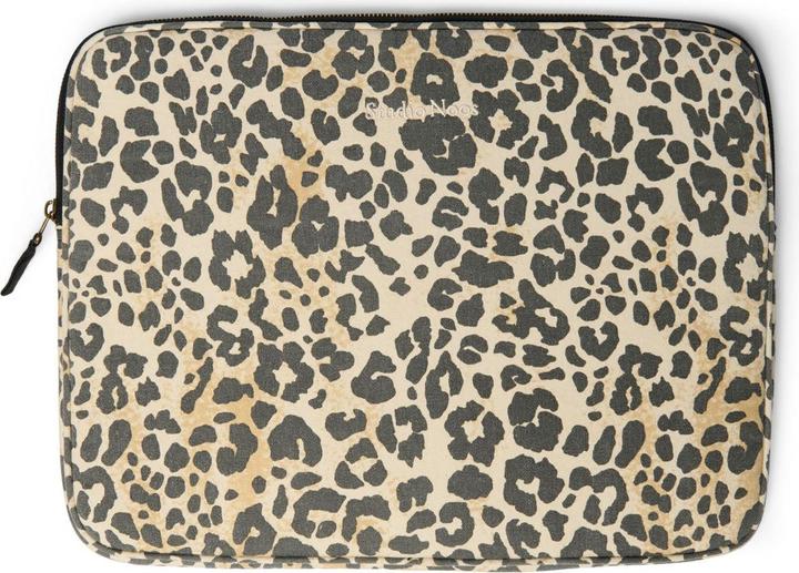 Actual product image Studio Noos Soft Cotton Leopard laptop case 13 (13")