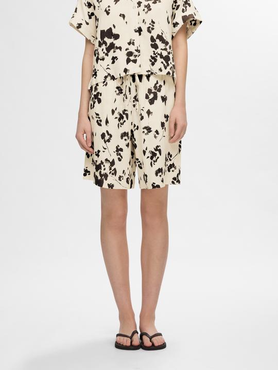 Actual product image Selected Loose fit print shorts (36)